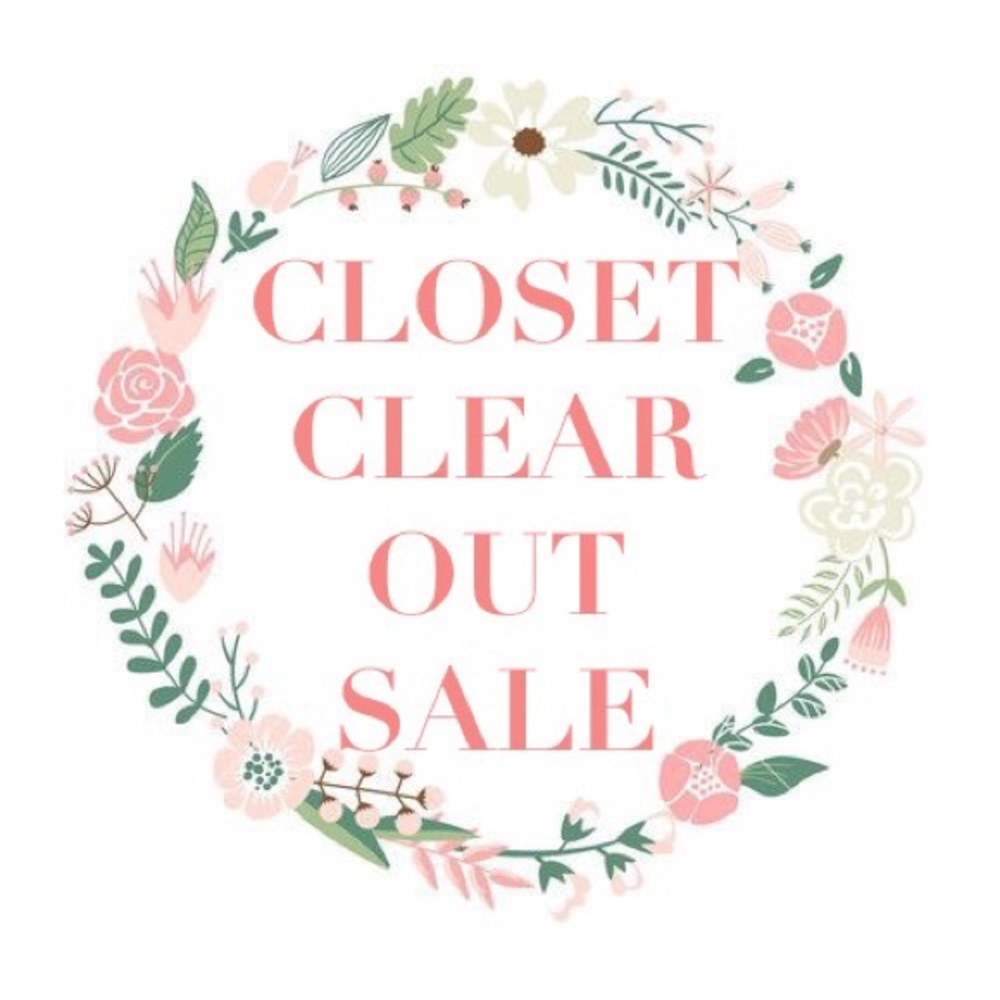 CLOSET Clear Out Sale